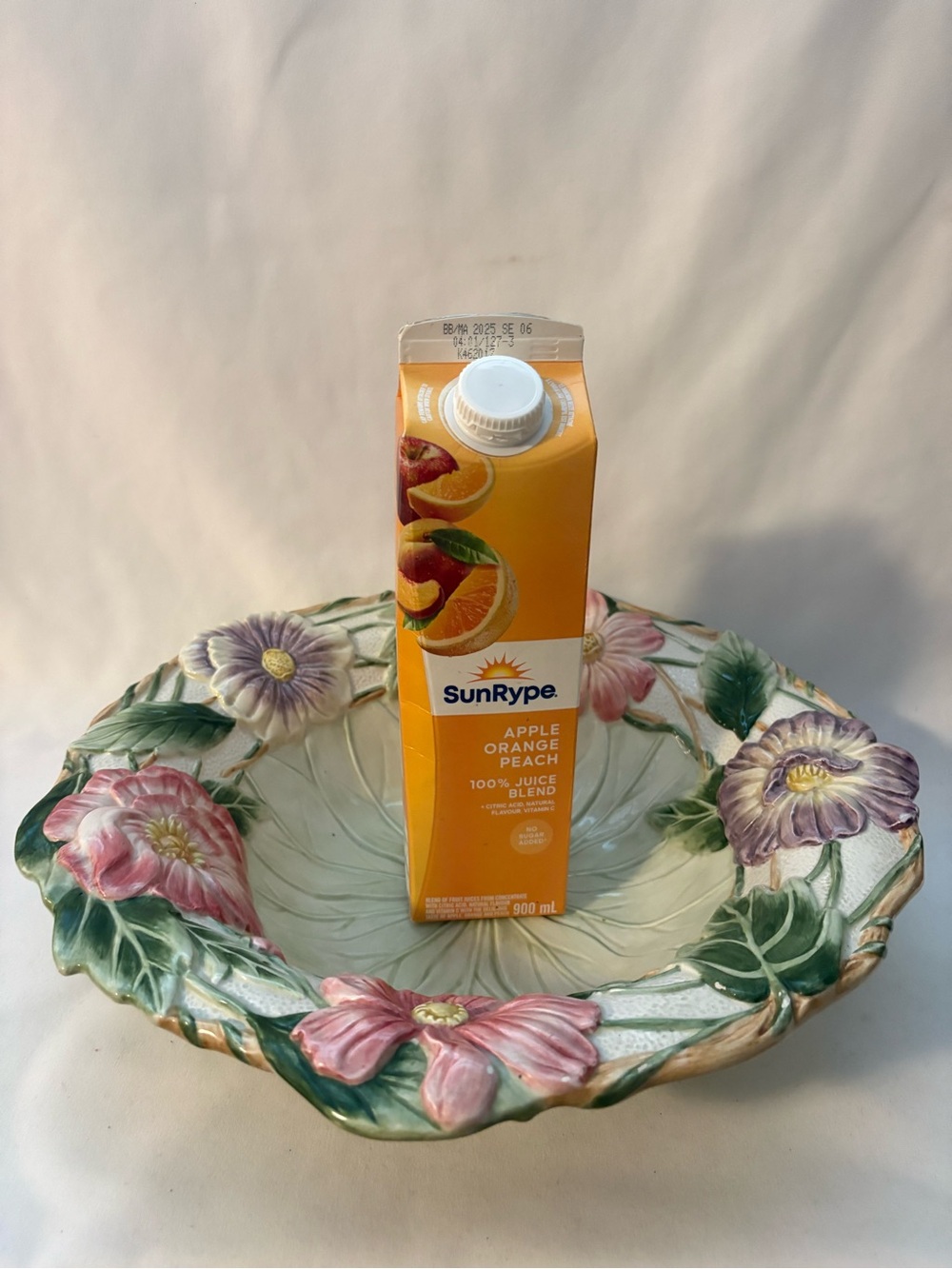 Fritz and Floyd Classics, centerpiece, floral bowl